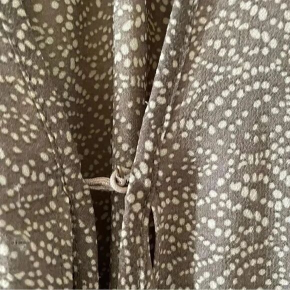 CABI Lagenlook Cascading Layered Light Taupe Flowy Tunic Vest SZ M - Picture 7 of 12